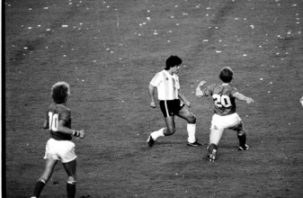 Football WC 1982: Belgium - Argentina; Maradona
