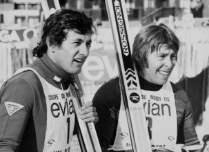 World Cup in Val d'Isère 1975: Franz Klemm and Roland Collombin