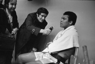 Muhammad Ali, born Cassius Marcellus Clay Jr. training in Zurich 1971
