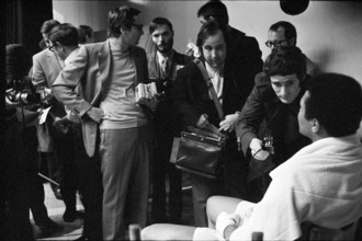 Muhammad Ali, born Cassius Marcellus Clay Jr. training in Zurich 1971