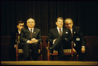 Disarmament conference in Geneva 1985: Gorbachev and Reagan