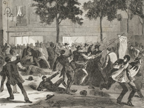 On 16 July 1870, the French parliament voted to declare war on Prussia. Anti-war demonstration in