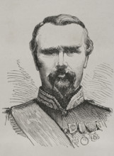 Pierre-Louis Charles de Failly (1810-1892). French general. Portrait. Engraving. ""Historia de la