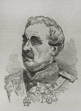 Charles Cousin-Montauban (1796-1878), 1st Count of Palikao. French general and statesman. Portrait.