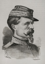 Antoine Chanzy (Antoine Alfred Eugene Chanzy) (1823-1883). French general. Portrait. Illustration