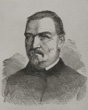 Emmanuel Felix de Wimpffen (1811-1884). French general. Portrait. Engraving. ""Historia de la