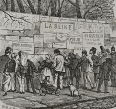 Franco-Prussian War (1870-1871). France. Siege of Paris (19 September 1870 to 28 January 1871).
