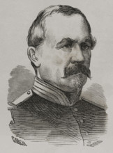 Joseph Vinoy (1803-1880). French general and politician. Portrait. Drawing by Garcia. Engraving by