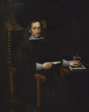 Giovanni Battista Natali (1630-1696). Italian painter. Portrait of the physicist Francesco Maria