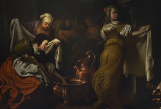 Luigi Miradori, known as ""il Genovesino"" or ""il Genoese"" (ca. 1610-1656). Italian painter.