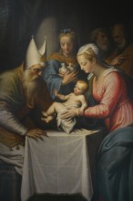 Bernardino Campi (1521-1591). Italian painter. Presentation of the Child in the Temple, ca. 1572.