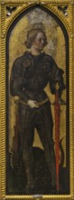 Saint George (275-303). Christian martyr. Portrait attributed to Bonifacio Bembo, Italian painter