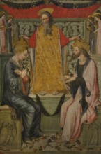 Bonifacio Bembo. Italian painter active from 1444 to 1478. Coronation of Christ and the Virgin by