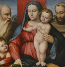 Girolamo Marchesi, called il Cotignola (ca. 1480-ca. 1540). Italian painter. Virgin and Child with