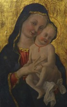 Virgin with Child. Painting attributed to Galasso di Matteo Piva, Italian painter active between