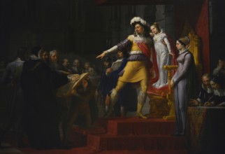 Pelagio Palagi (1775-1860). Italian painter. Before leaving for a Religious War, King Gustavus