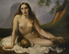 Francesco Hayez (1791-1882). Italian painter. The Penitent Magdalene, 1833. Oil on canvas, 118 x