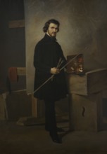 Cherubino Cornienti (1816-1860). Italian painter. Self-portrait, 1843. Oil on canvas. Modern Art