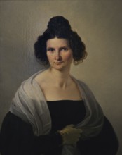 Carlo Arienti (1801-1873). Italian painter. Portrait of a Noblewoman from Milan, 1829-1830. Oil on