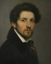 Giovanni Carnovali, called il Piccio (1804-1873). Italian painter. Self-portrait, 1832. Oil on