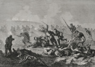 Russo-Turkish War (1877-1878). Russian troops, led by Major General Belokopytof, fought against the