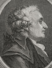 Nicolas de Condorcet (Marie-Jean-Antoine Nicolas de Caritat) (1743-1794). Marquis of Condorcet.