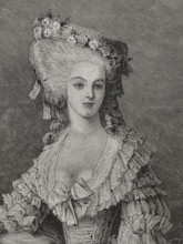Marie Therese Louise of Savoy (1749-1792). Princess de Lamballe. French aristocrat. Personal friend