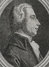 Dominique Joseph Garat (1749-1833). French lawyer, journalist, writer and politician. Minister of