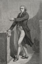 Jean-Baptiste Louvet de Couvray (1760-1797). French novelist, journalist, playwright and politician