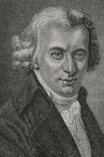 Jean-Baptiste Clery (1759-1809). Personal valet to King Louis XVI of France. Portrait. Engraving.