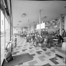 Transit hall at GenevaCointrin Airport 1958