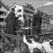 Swearingin at the Glarus Landsgemeinde 1956