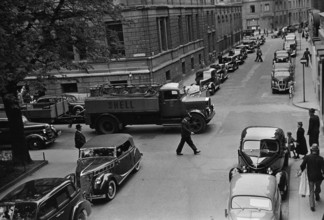 Traffic in Zurich, 1946