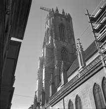 Tower of Freiburg Cathedral 1949