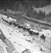 Schlitteda on New Year's Day 1942
