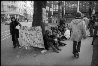 Protest against human rights violations in Brazil