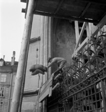 WWII: Bombing in Switzerland; protective measures, Bern 1940