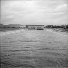 Villnachern: Reservoir and power station WildeggBrugg 1952
