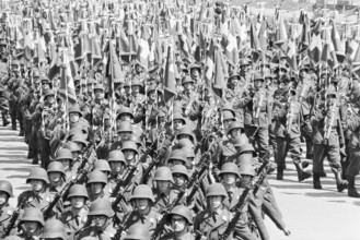 Military parade at the Army Days of Expo 1964
