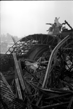 Fire at Lucerne Central Station in 1971