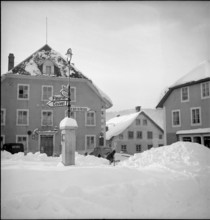 La Brévine, community center; 1951