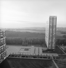 Geneva: The newly built satellite town of Le Lignon; 1971