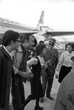 Jacques Pilet and Jean Martel back from Amman, 1970