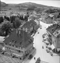 Bulle, rue de Vevey, 1946