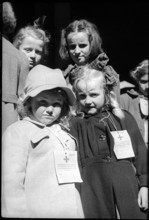After World War II: Children from Holland, arriving in Basel in 1946