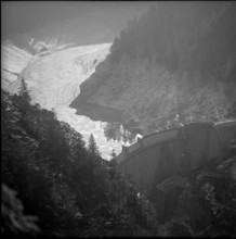 Châtelot dam on the Doubs in 1953