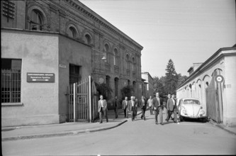 End of work at Maschinenfabrik Oerlikon, 1965