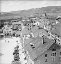Bulle; Bahnhofplatz, 1946