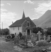 Church and cemetery of Port Valais 1960