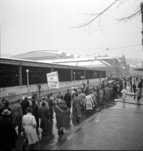 Workers on strike, Zurich 1946